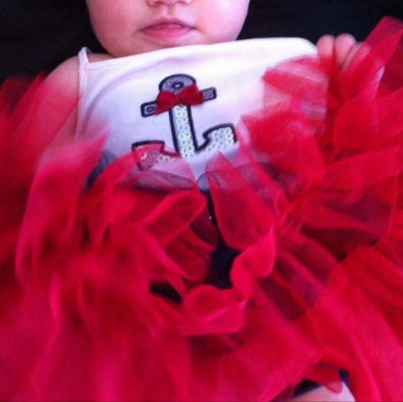 Baby Tulle Anchor Dress — 3-6 months - Picture 5 of 5